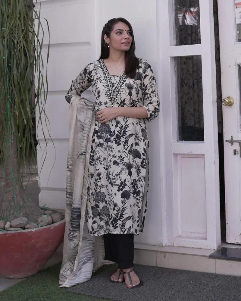 Pakistani Style ORGANZA SUIT SET