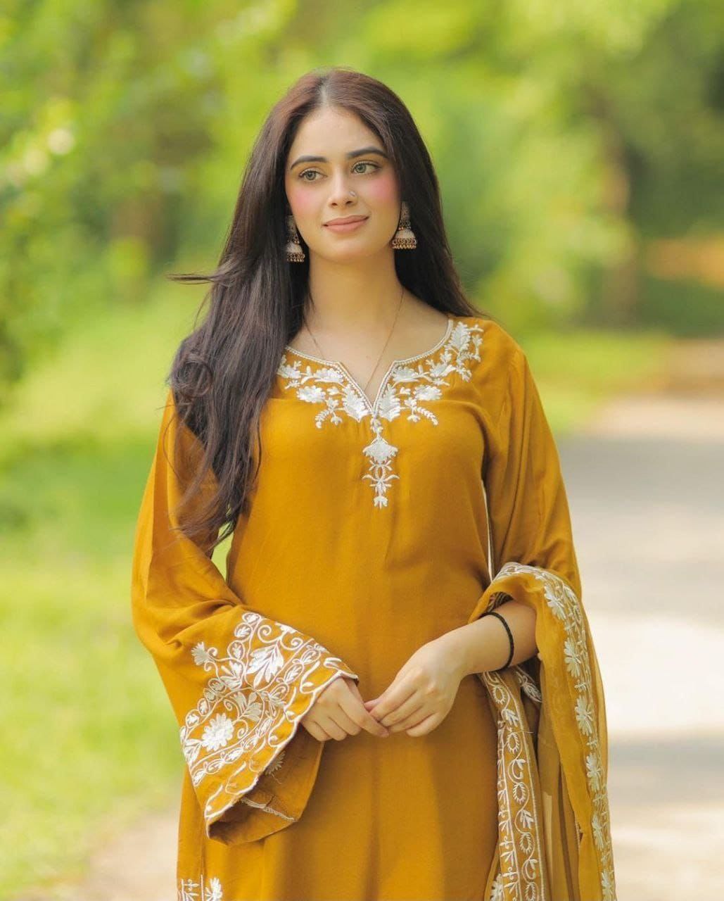 New Designer Party Sharara Suit & Dupatta Set