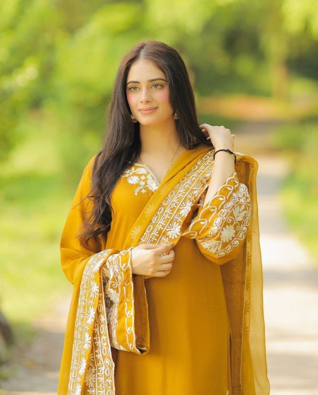New Designer Party Sharara Suit & Dupatta Set