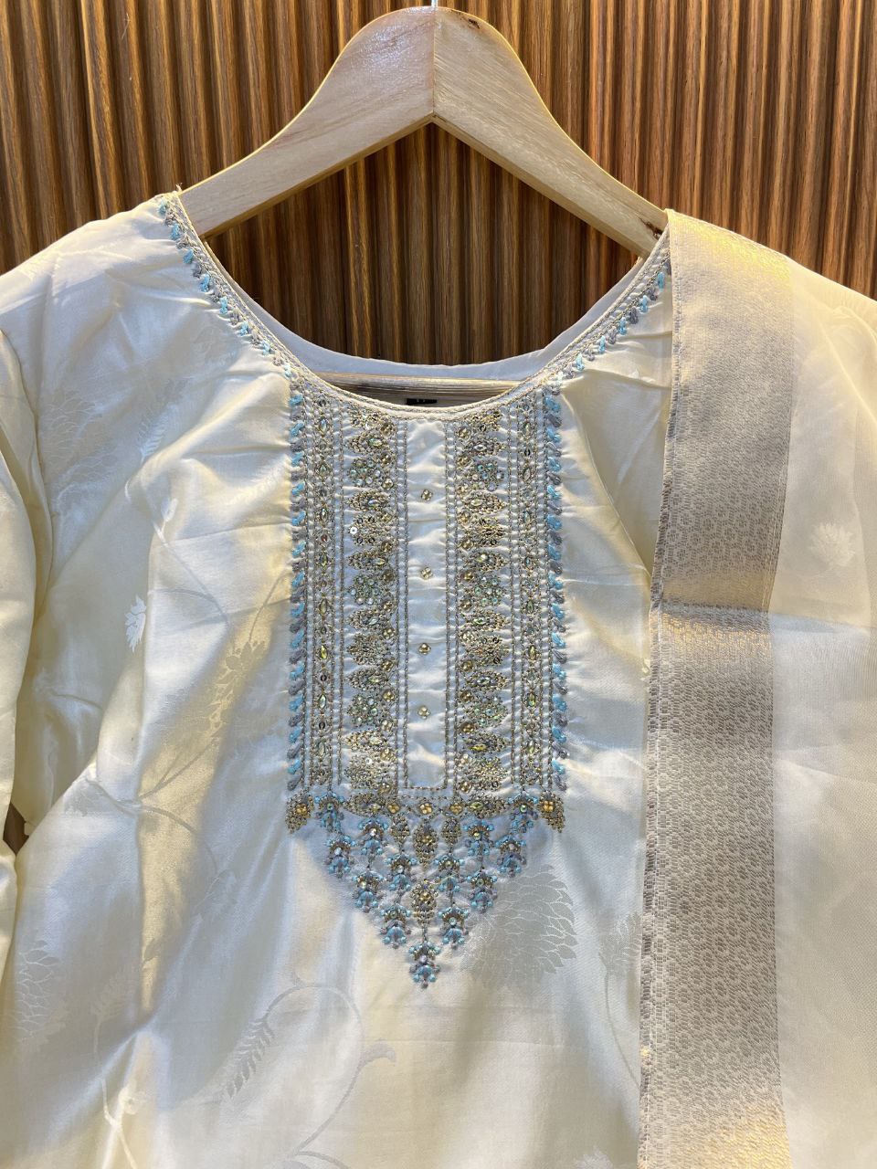 PREMIUM RASMALAI RUSSIAN SILK SUIT SET