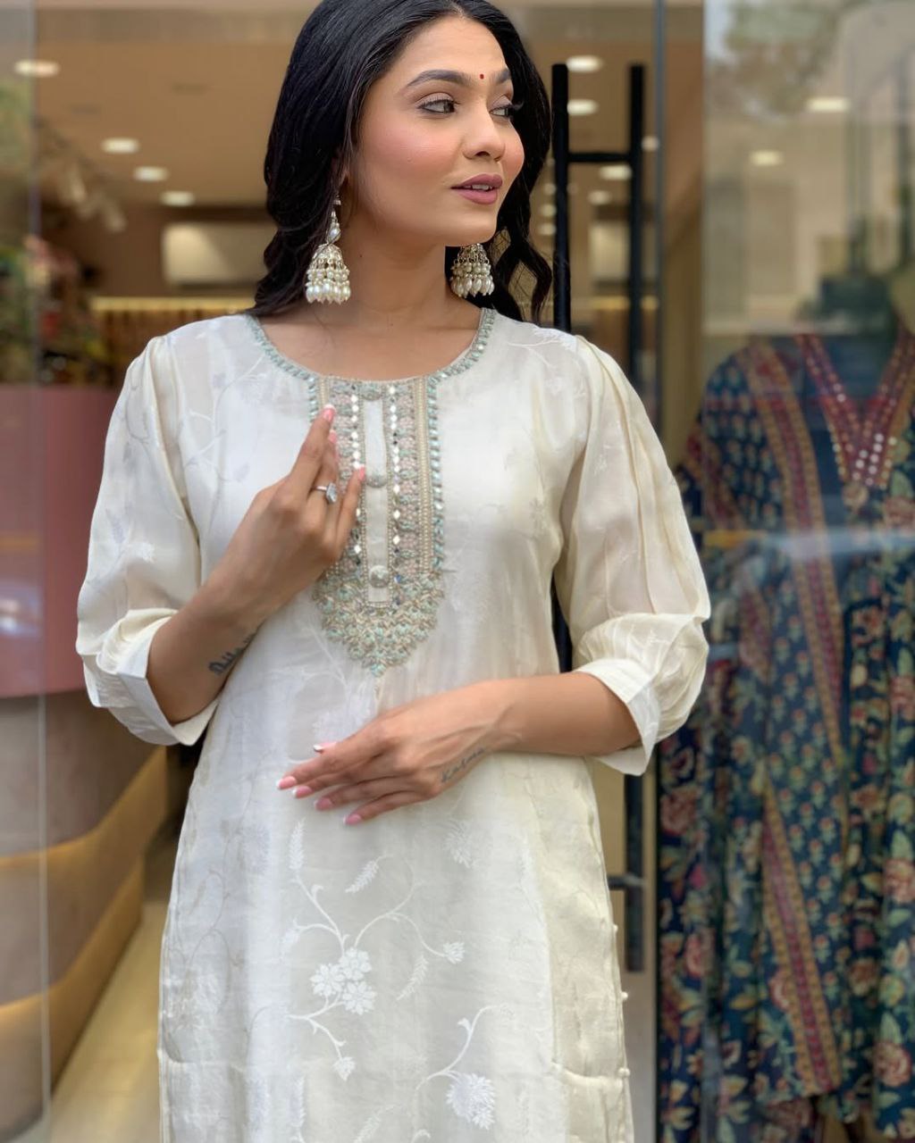 PREMIUM RASMALAI RUSSIAN SILK SUIT SET