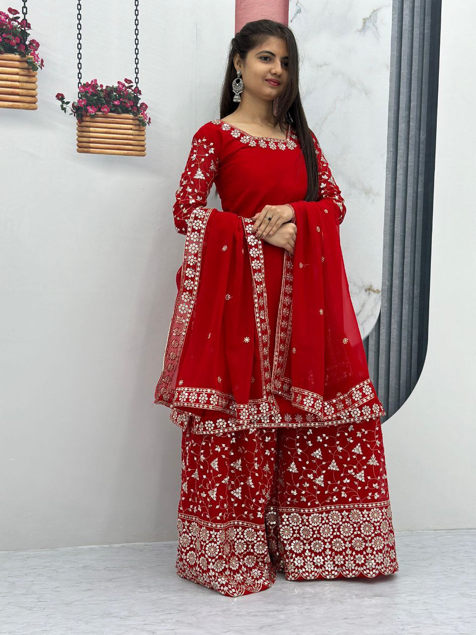 Launching Festival Palazzo Top Set – Elevate Your Festive Look