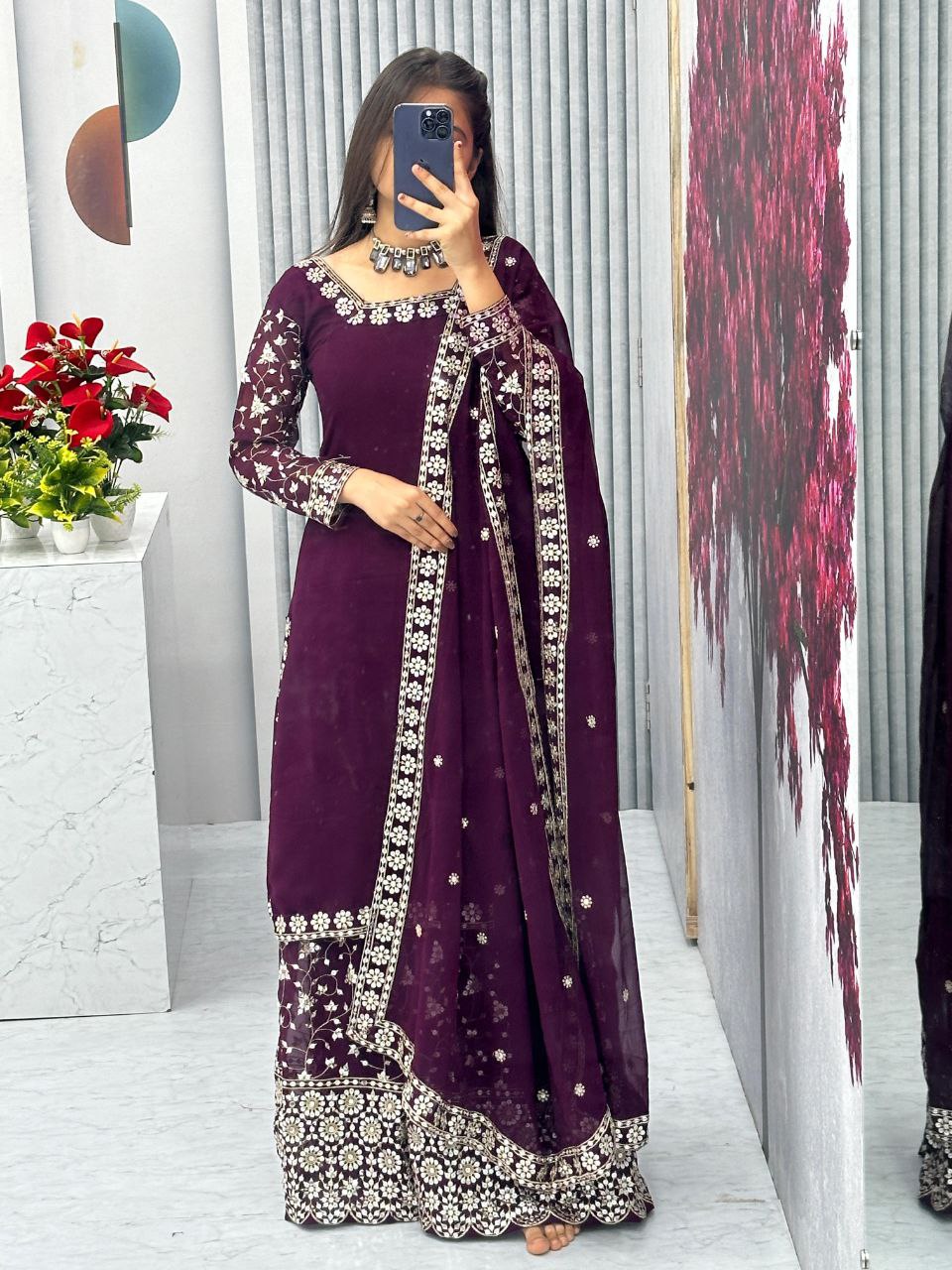 Launching Festival Palazzo Top Set – Elevate Your Festive Look