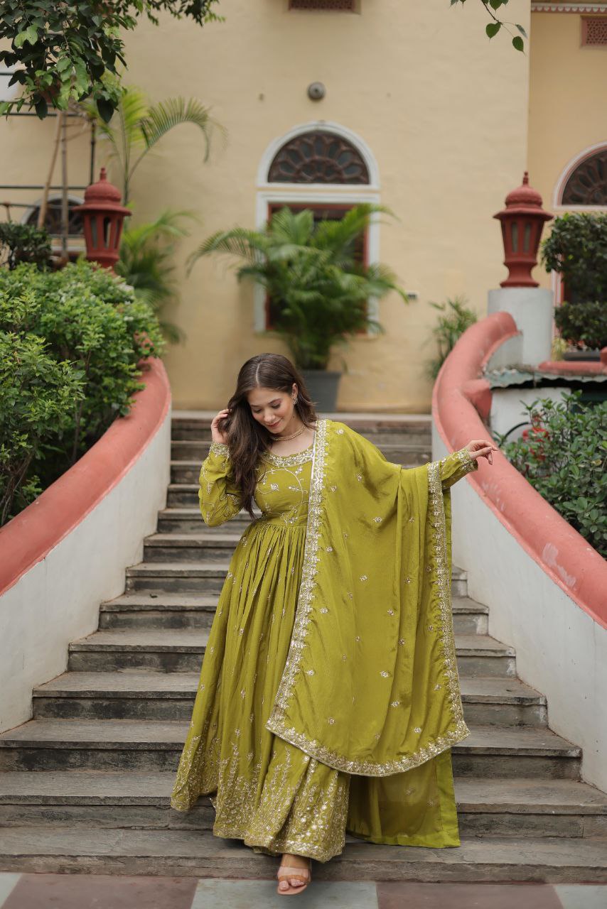 Premium Designer Readymade Top-Sharara-Dupatta Collection 2025