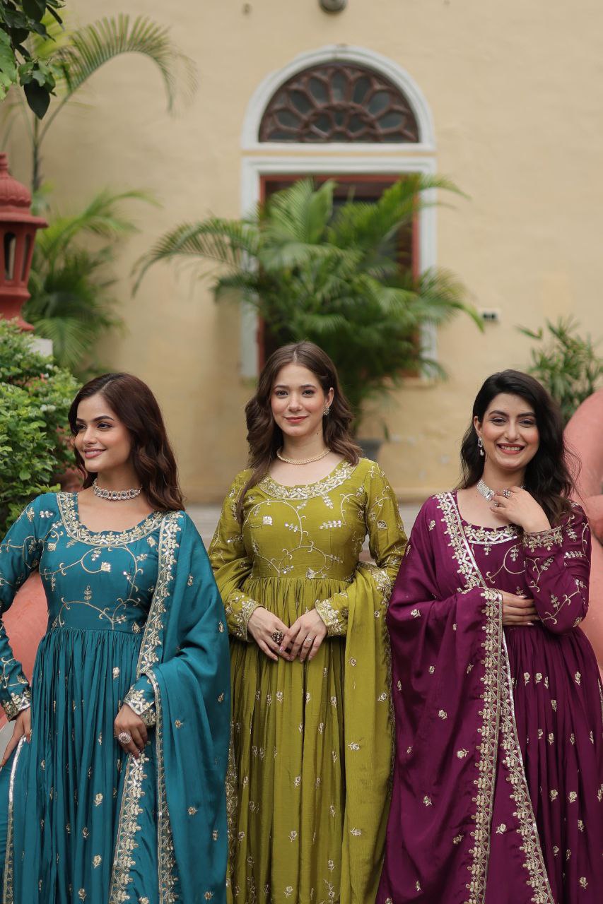 Premium Designer Readymade Top-Sharara-Dupatta Collection 2025