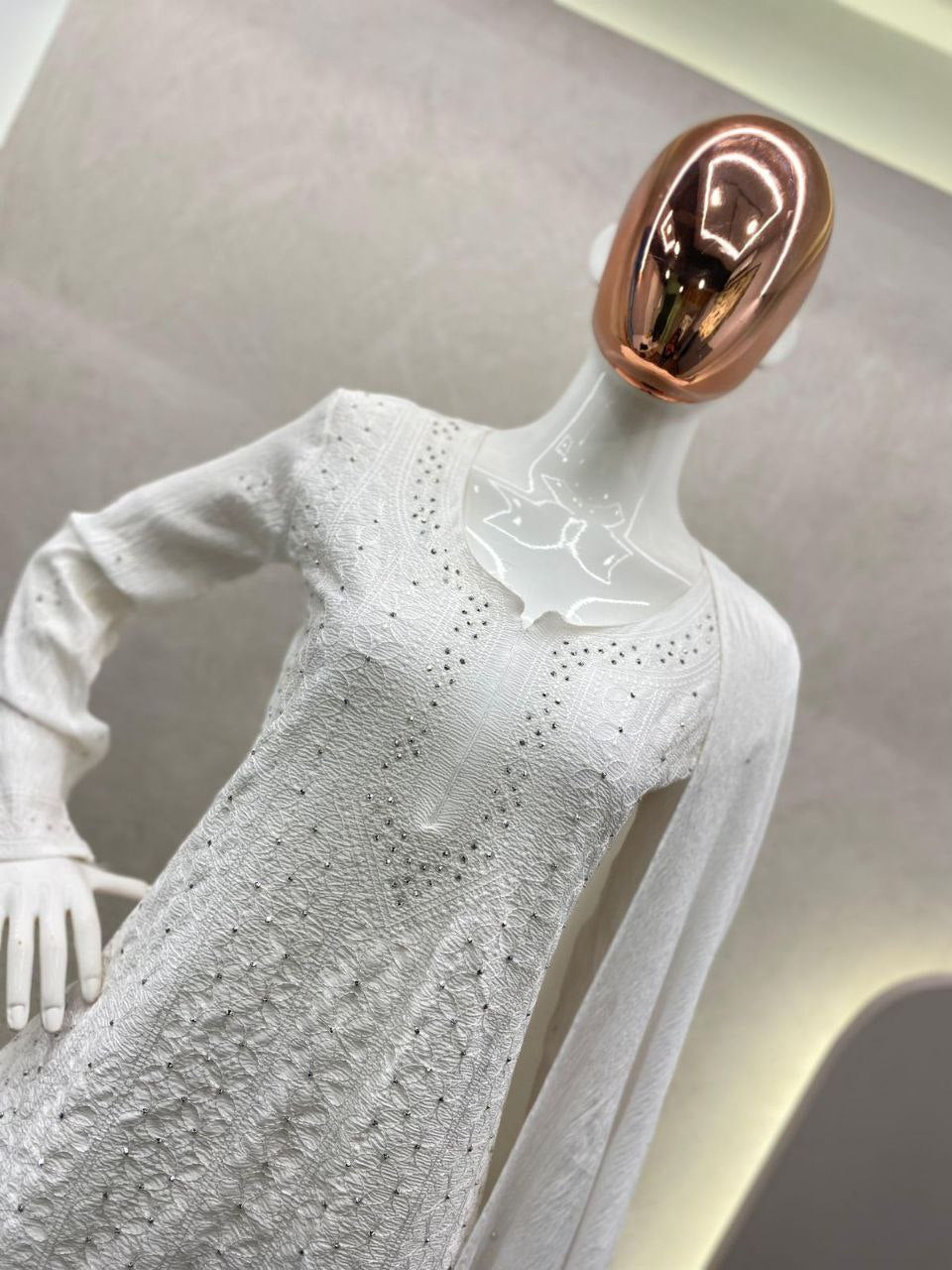 Trending Delta Fabric Embroidered Suit Set – Elegance Redefined with Diamond Work, Palazzo, and Dupatta!"