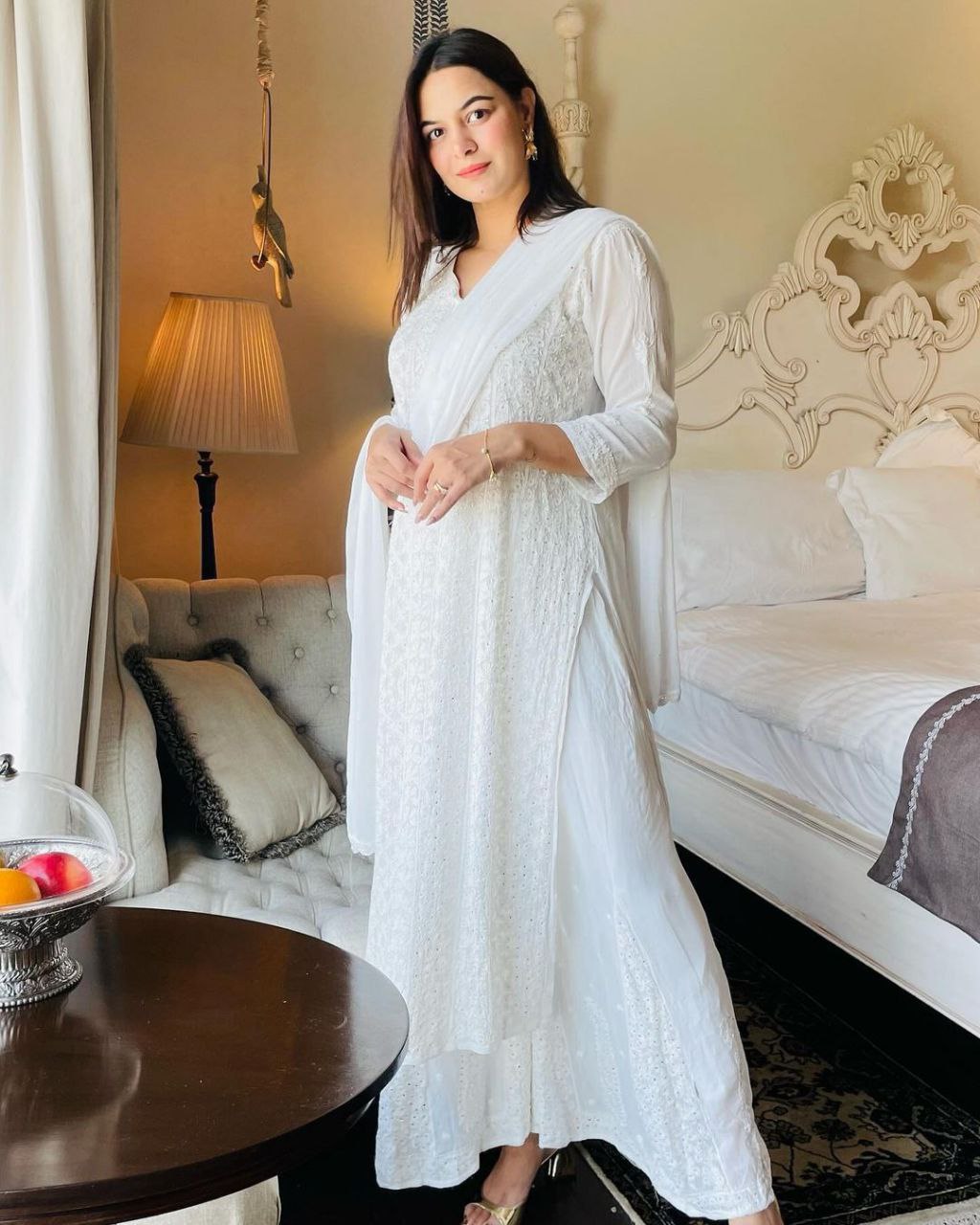 Trending Delta Fabric Embroidered Suit Set – Elegance Redefined with Diamond Work, Palazzo, and Dupatta!"