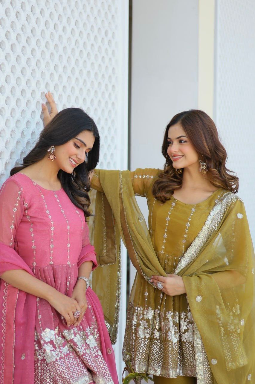 Introducing the Gorgeous Launching Festival Top & Sharara Ensemble