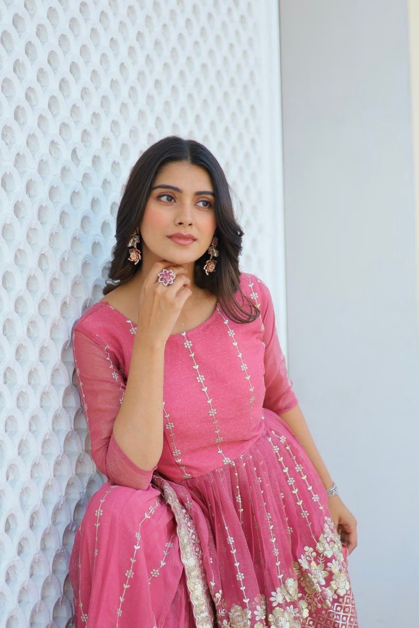 Introducing the Gorgeous Launching Festival Top & Sharara Ensemble