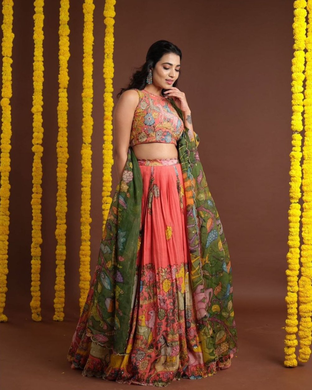Festival Launch: Premium Kalamkari Lehenga Choli Set