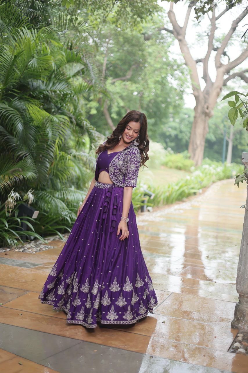 Glamorous Premium Readymade Lehenga Choli Set – Your Ultimate Festive Showstopper!