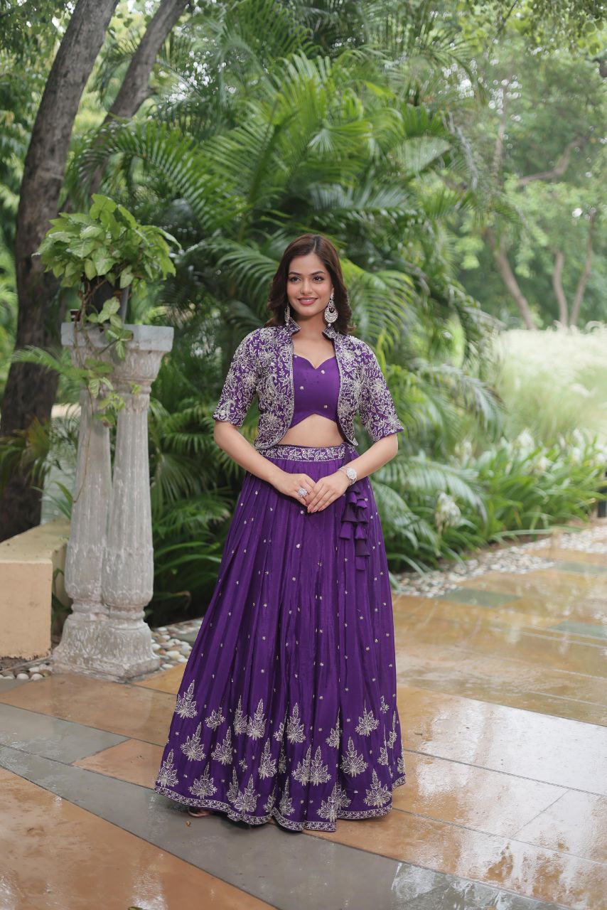 Glamorous Premium Readymade Lehenga Choli Set – Your Ultimate Festive Showstopper!