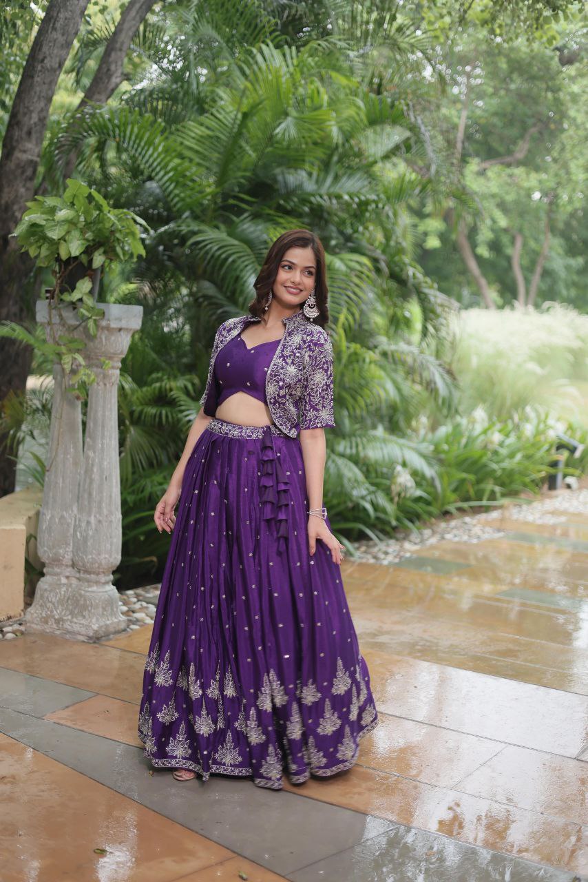 Glamorous Premium Readymade Lehenga Choli Set – Your Ultimate Festive Showstopper!
