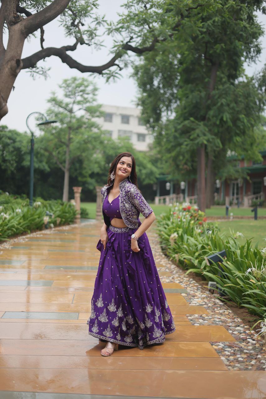 Glamorous Premium Readymade Lehenga Choli Set – Your Ultimate Festive Showstopper!
