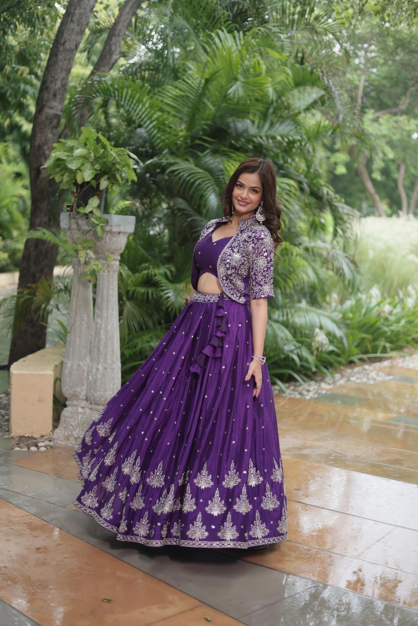 Glamorous Premium Readymade Lehenga Choli Set – Your Ultimate Festive Showstopper!