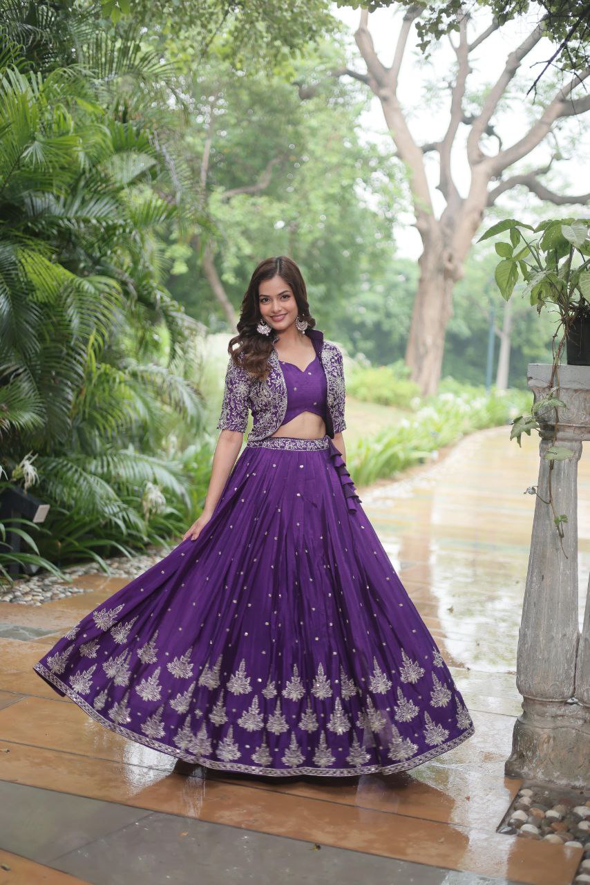 Glamorous Premium Readymade Lehenga Choli Set – Your Ultimate Festive Showstopper!