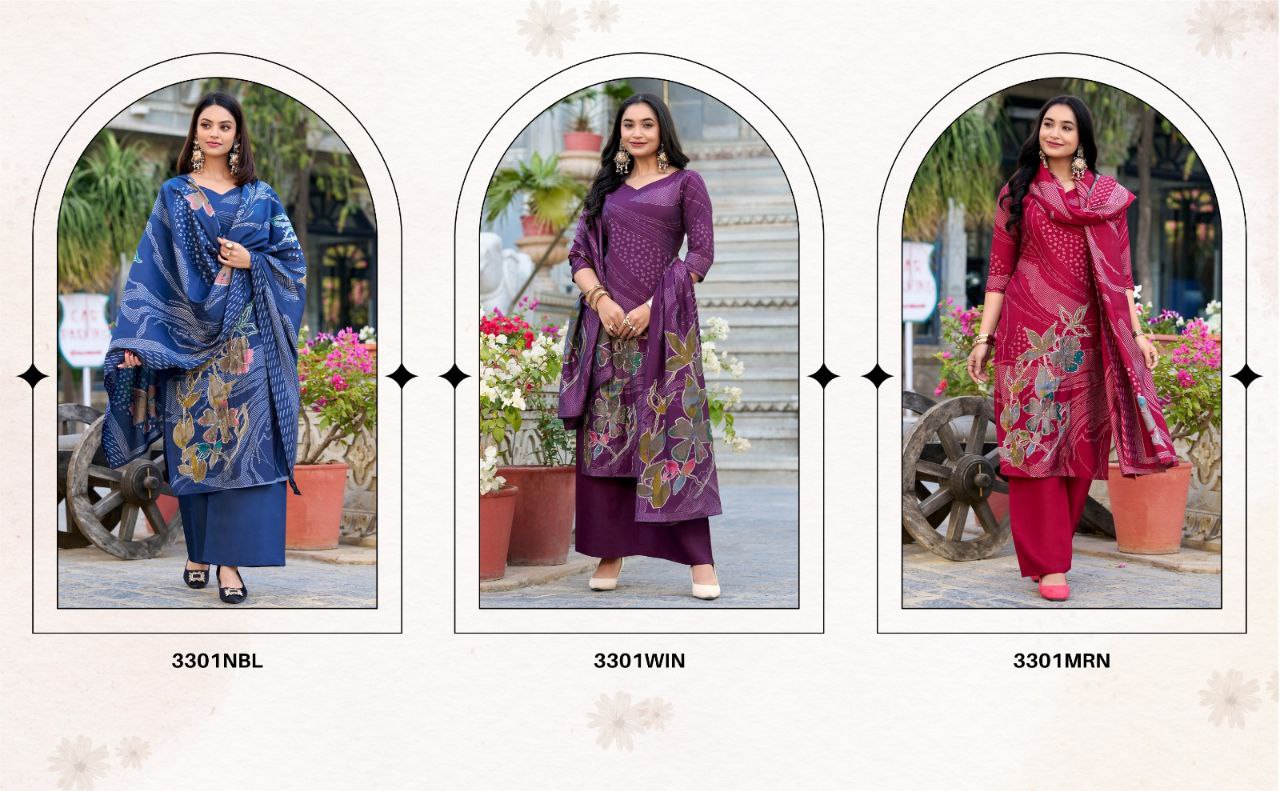Ethnic Elegance β Stunning Salwar Suit with Beads & Blooms