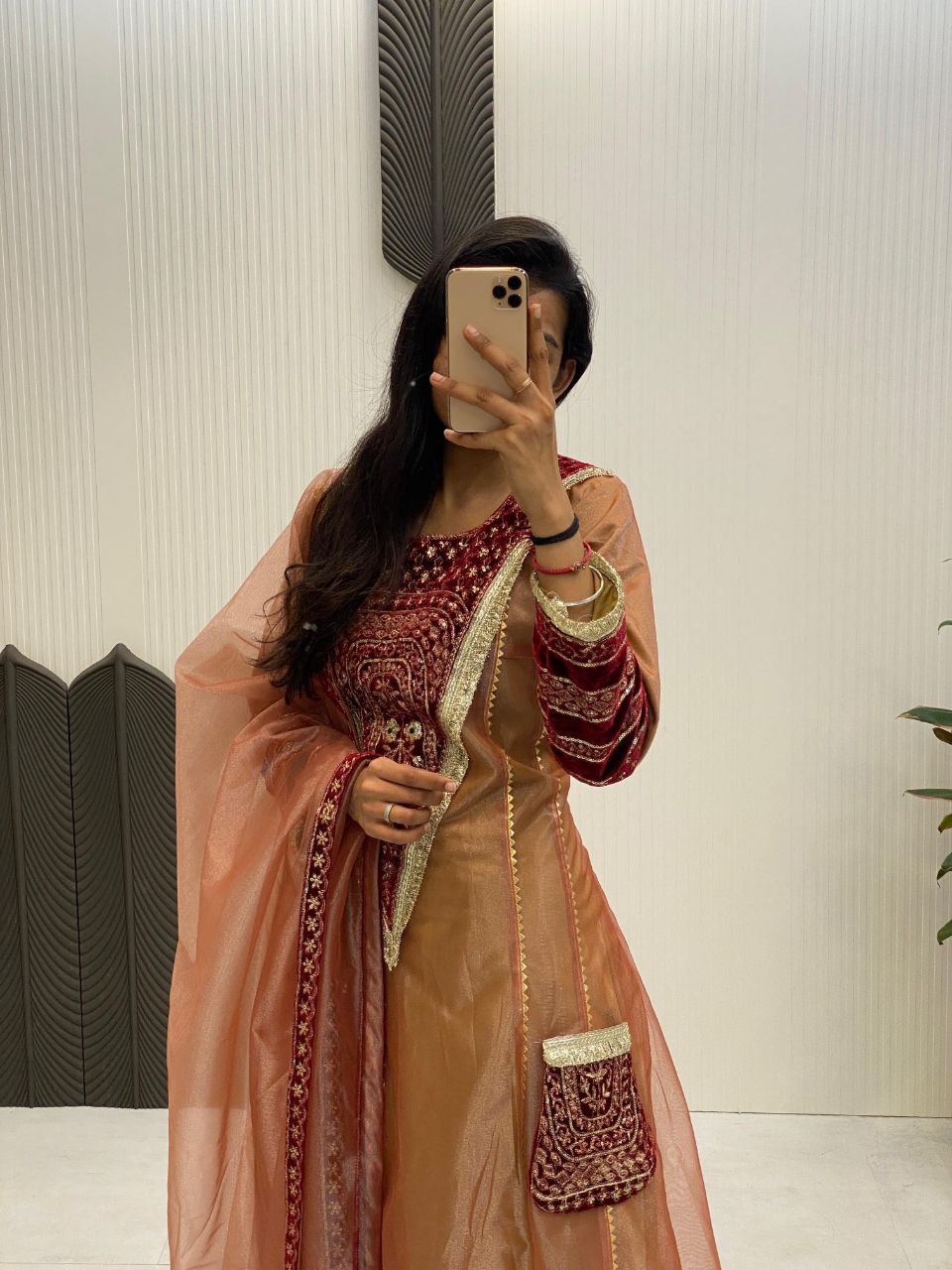 2025 Wedding Season β Designer Flaired Kali Suit with Pant & Dupatta