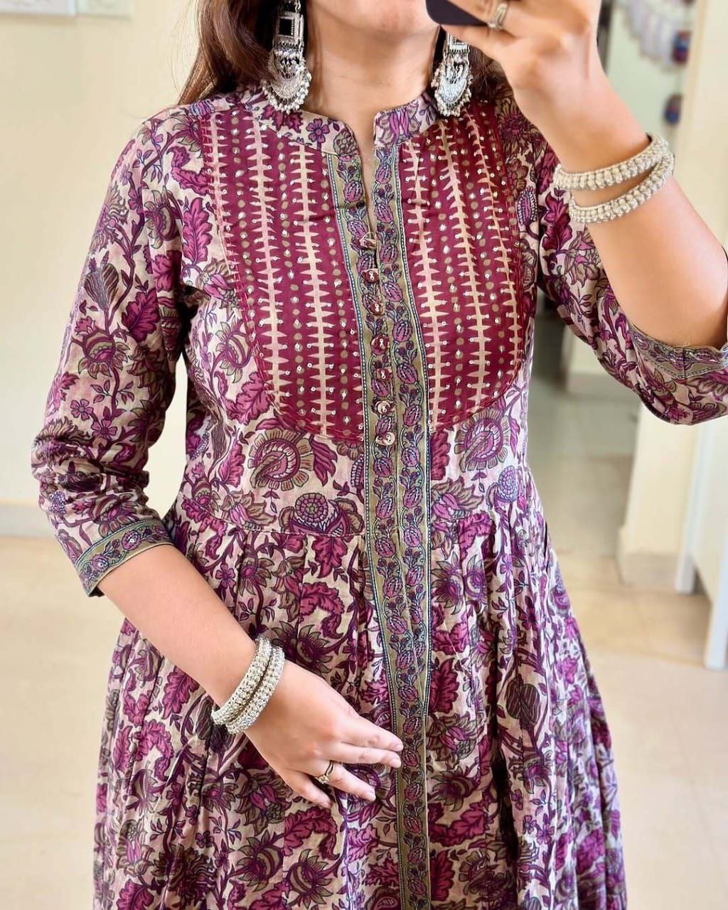 NEW LAUNCH: Pure Cotton Embroidery Work Suit Set