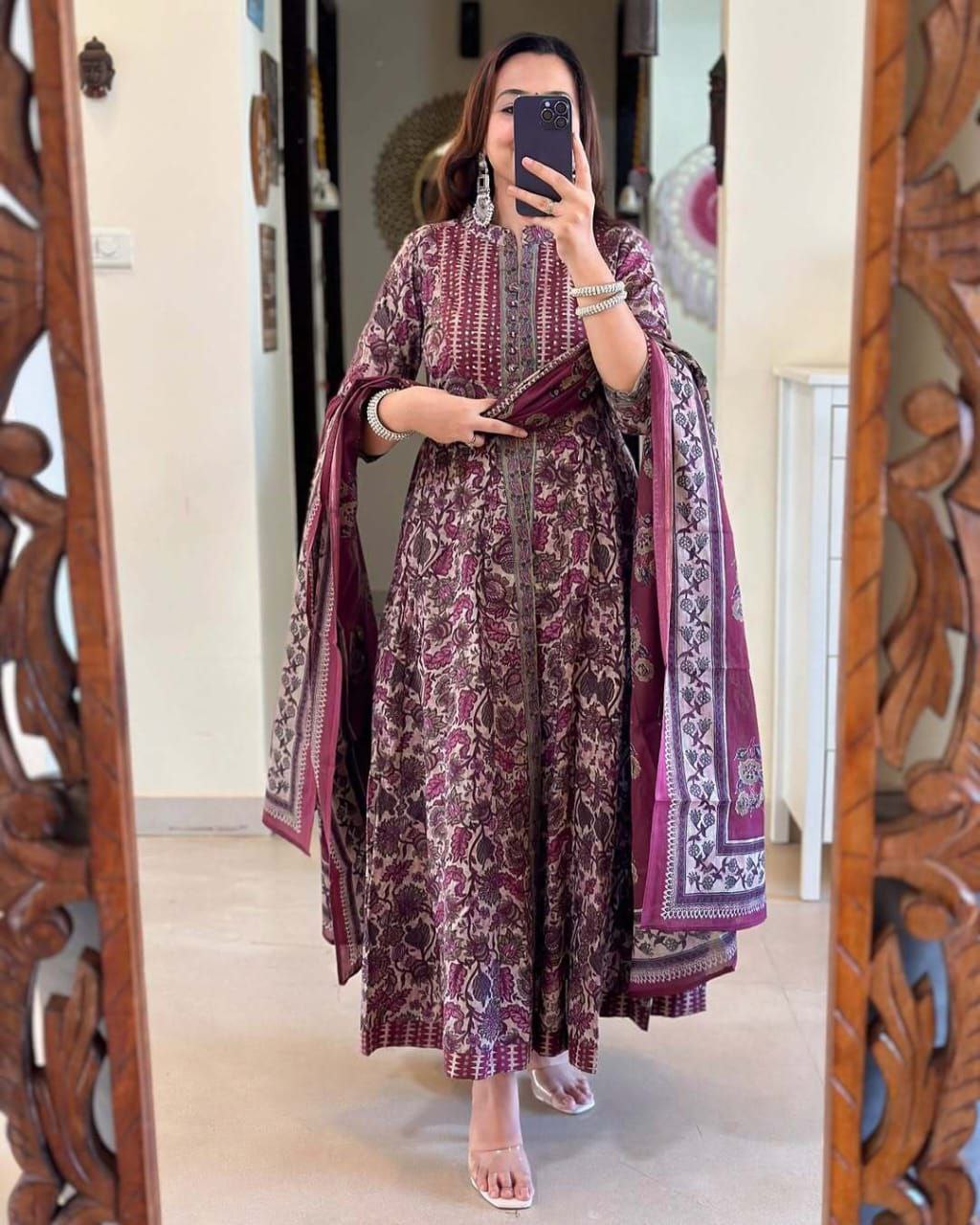 NEW LAUNCH: Pure Cotton Embroidery Work Suit Set