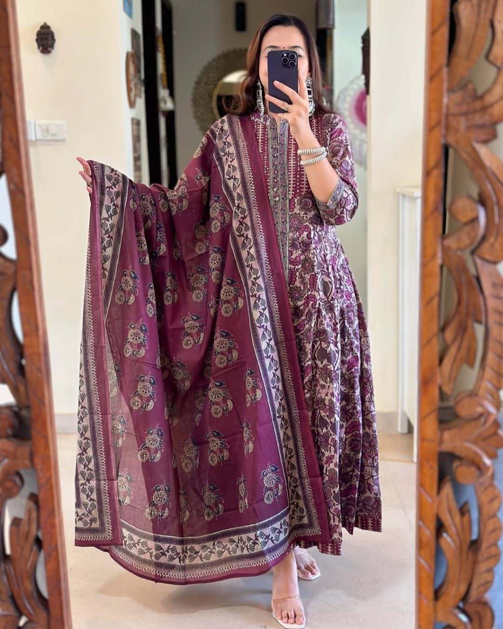 NEW LAUNCH: Pure Cotton Embroidery Work Suit Set