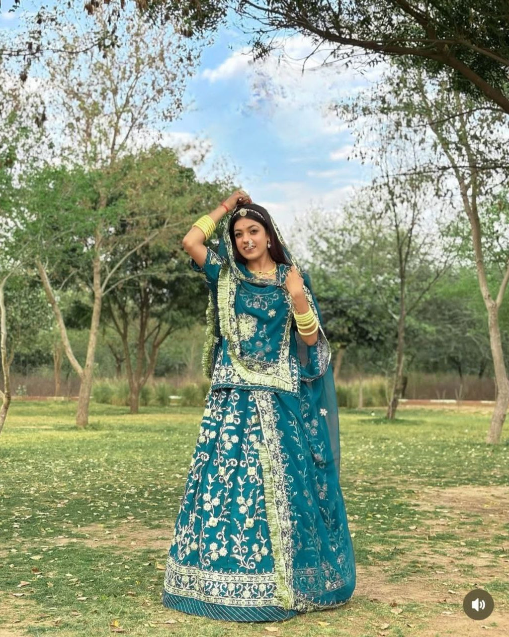 Darbari Poshak Designer Lehenga Choli Set | Heavy Embroidery