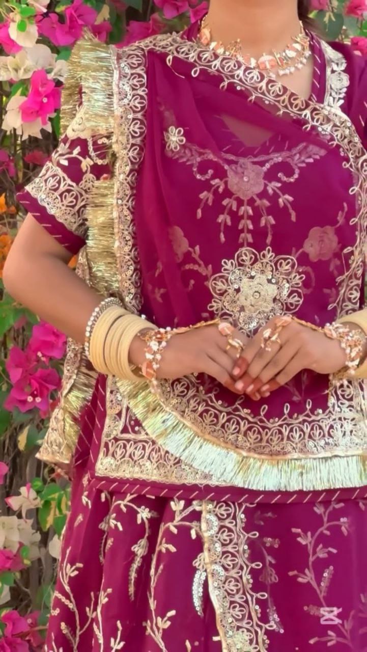Darbari Poshak Designer Lehenga Choli Set | Heavy Embroidery