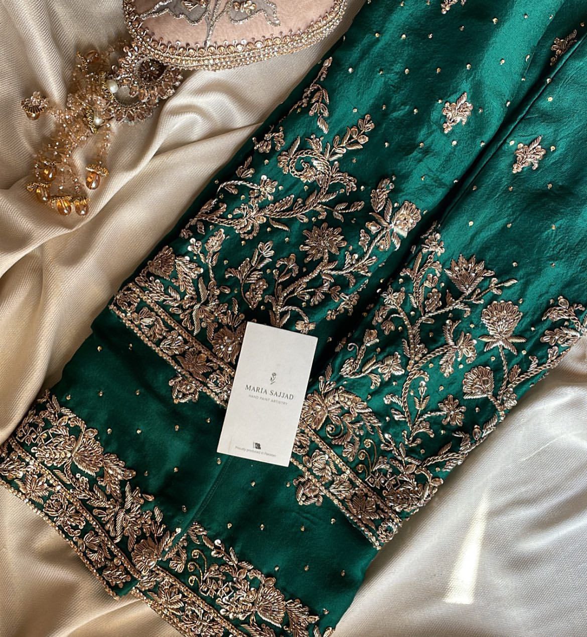 Designer Chinon Sharara Suit Set with Sequins Embroidery & Organza Dupatta Fully Stitched