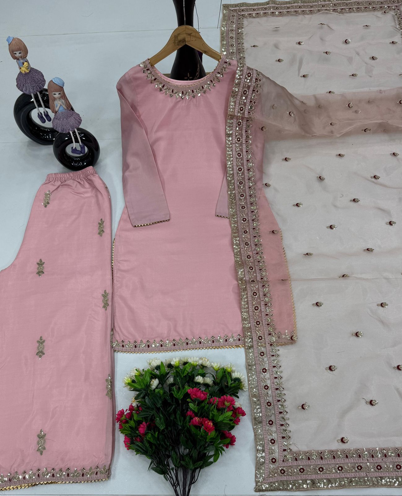 Designer Eid Special Collection – Embroidered Palazzo Set
