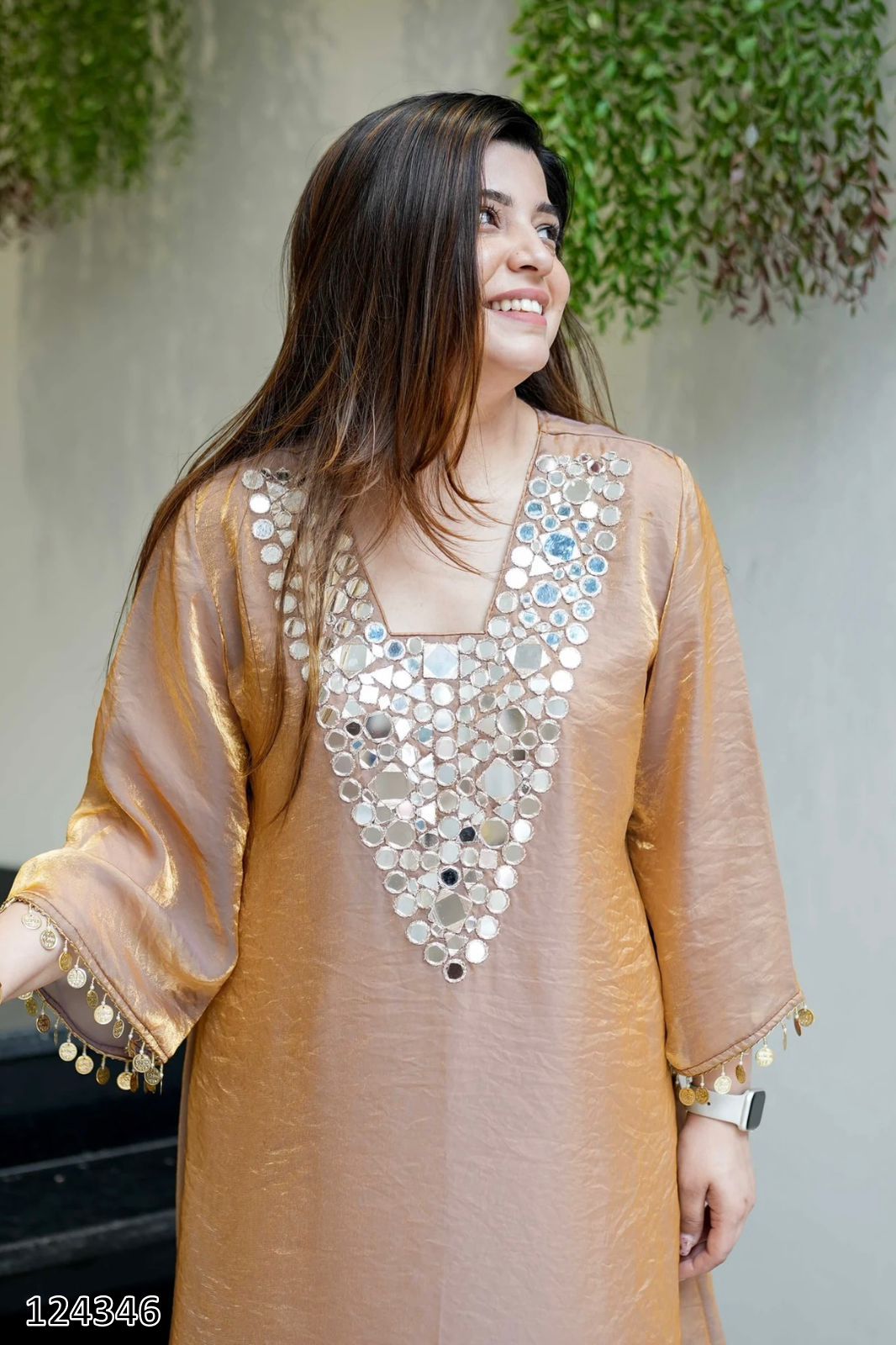 Exclusive Fendy Plazzo Set with Mirror & Embroidery Work
