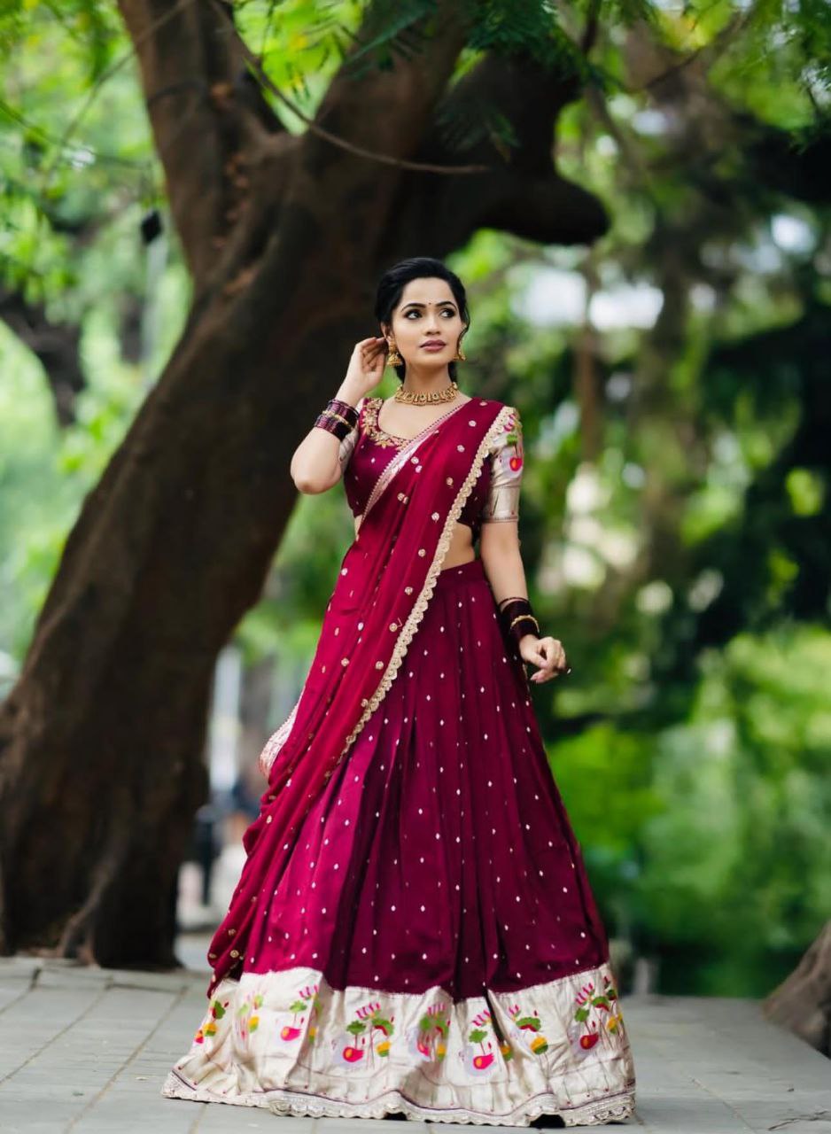 Festival Special Georgette Embroidered Lehenga Choli Set with Dupatta
