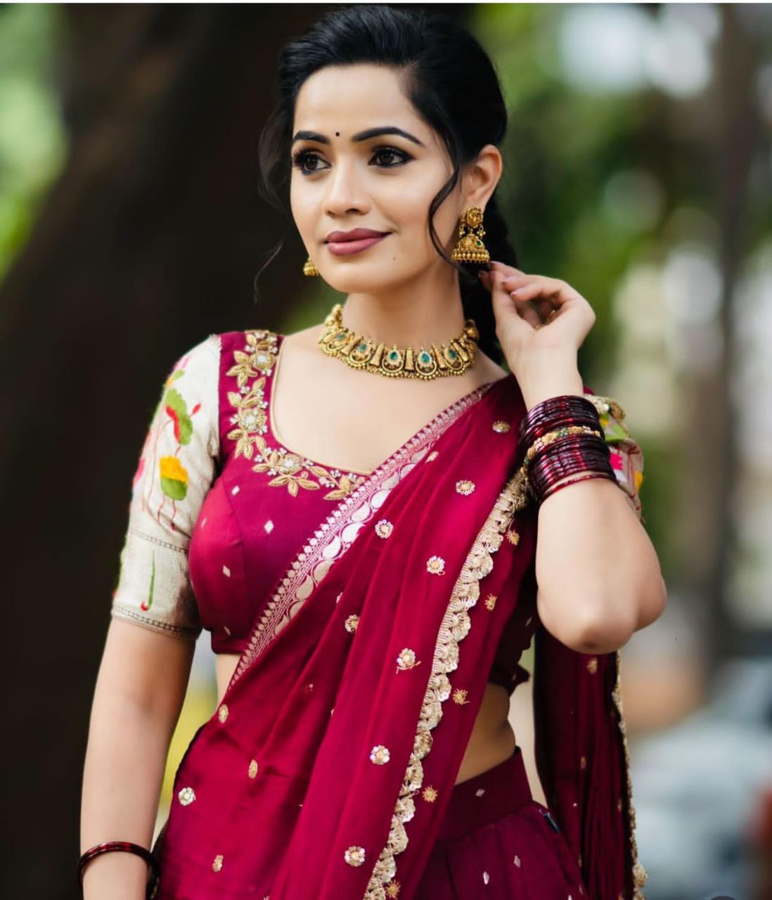 Festival Special Georgette Embroidered Lehenga Choli Set with Dupatta