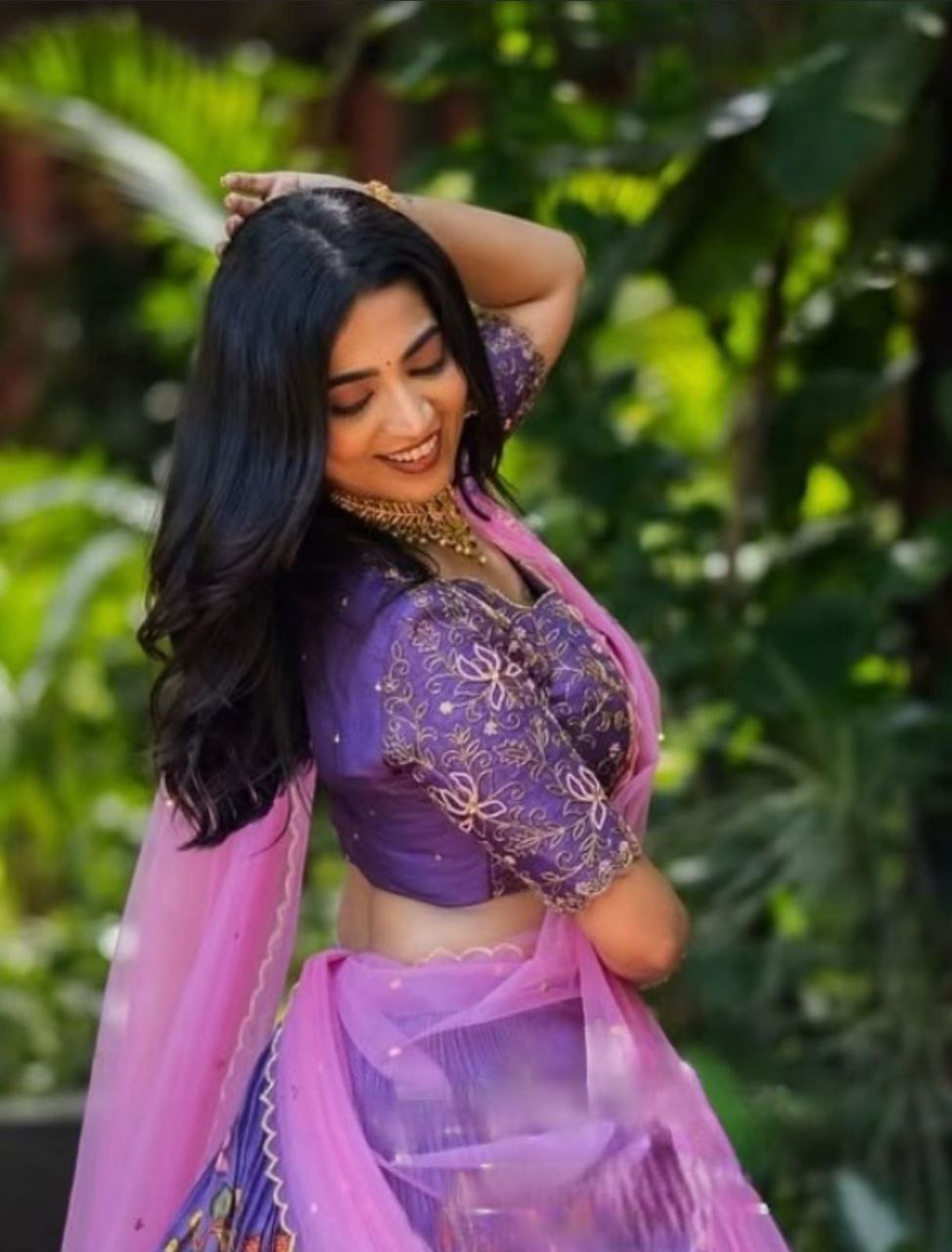 Kalamkari Elegance: Cotton Lehenga Choli with Embroidery & Georgette Dupatta