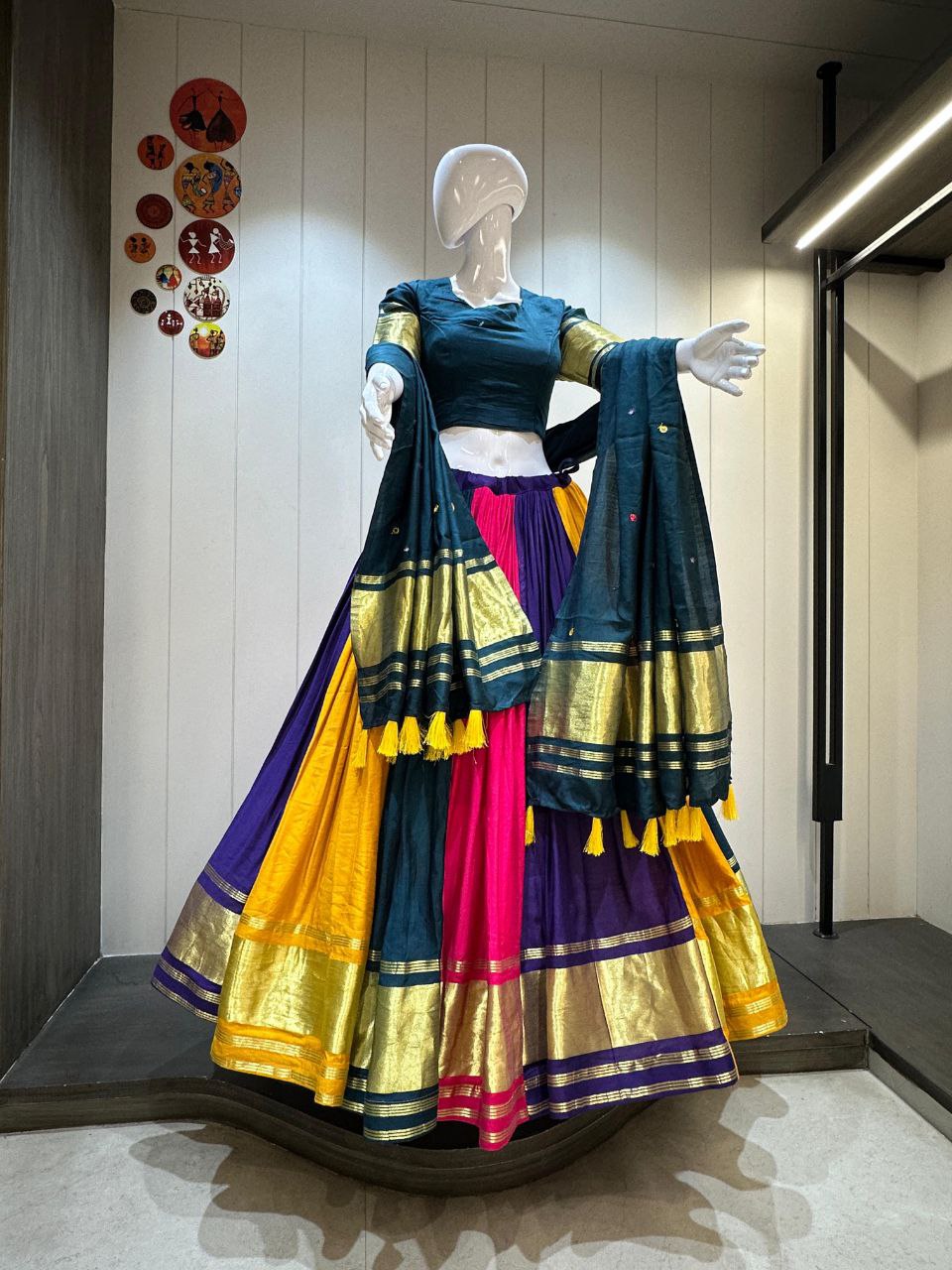 Modal Gaji Silk Chaniya Choli Perfect For Your Festive, Garba, or Wedding Look