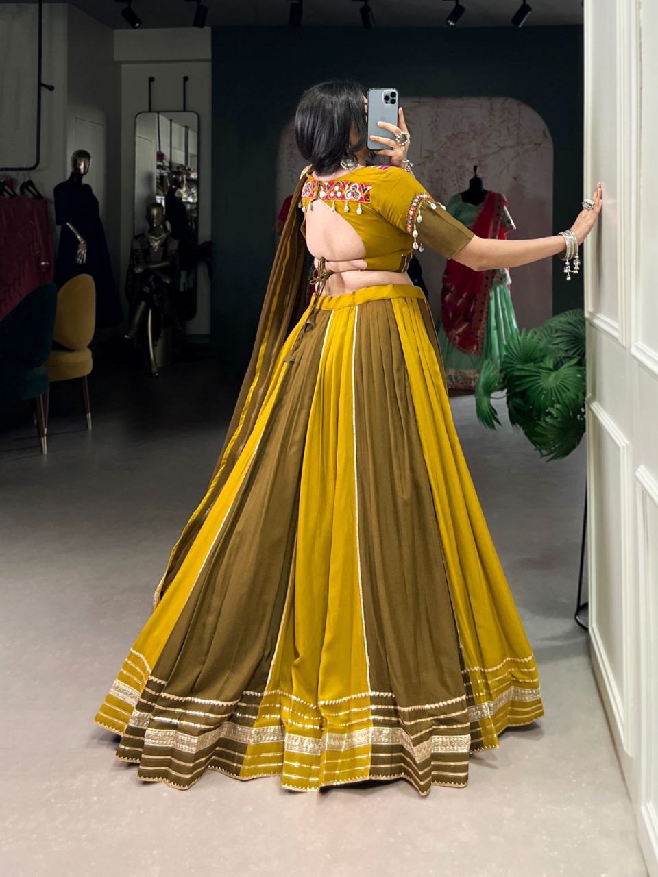 Navratri Lehenga Choli Designs Collection 2025 – Traditional Rayon Lehenga Choli Set