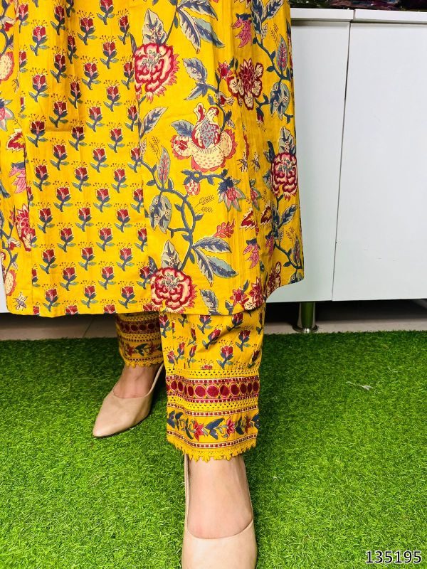 Premium Cotton 3-Piece Kurta Set – Ikkat Elegance