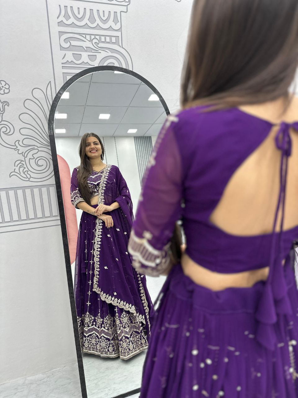 Premium Embroidered Lehenga Choli Set | Heavy Fox Georgette