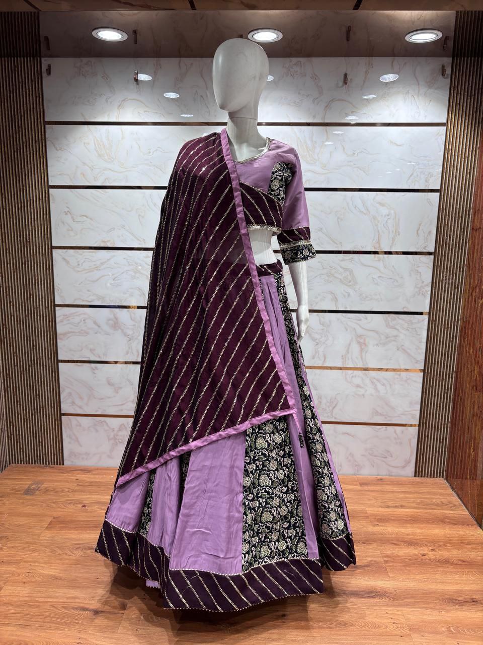 Premium Sayona Vichitra Laheriya Chaniya Choli Set