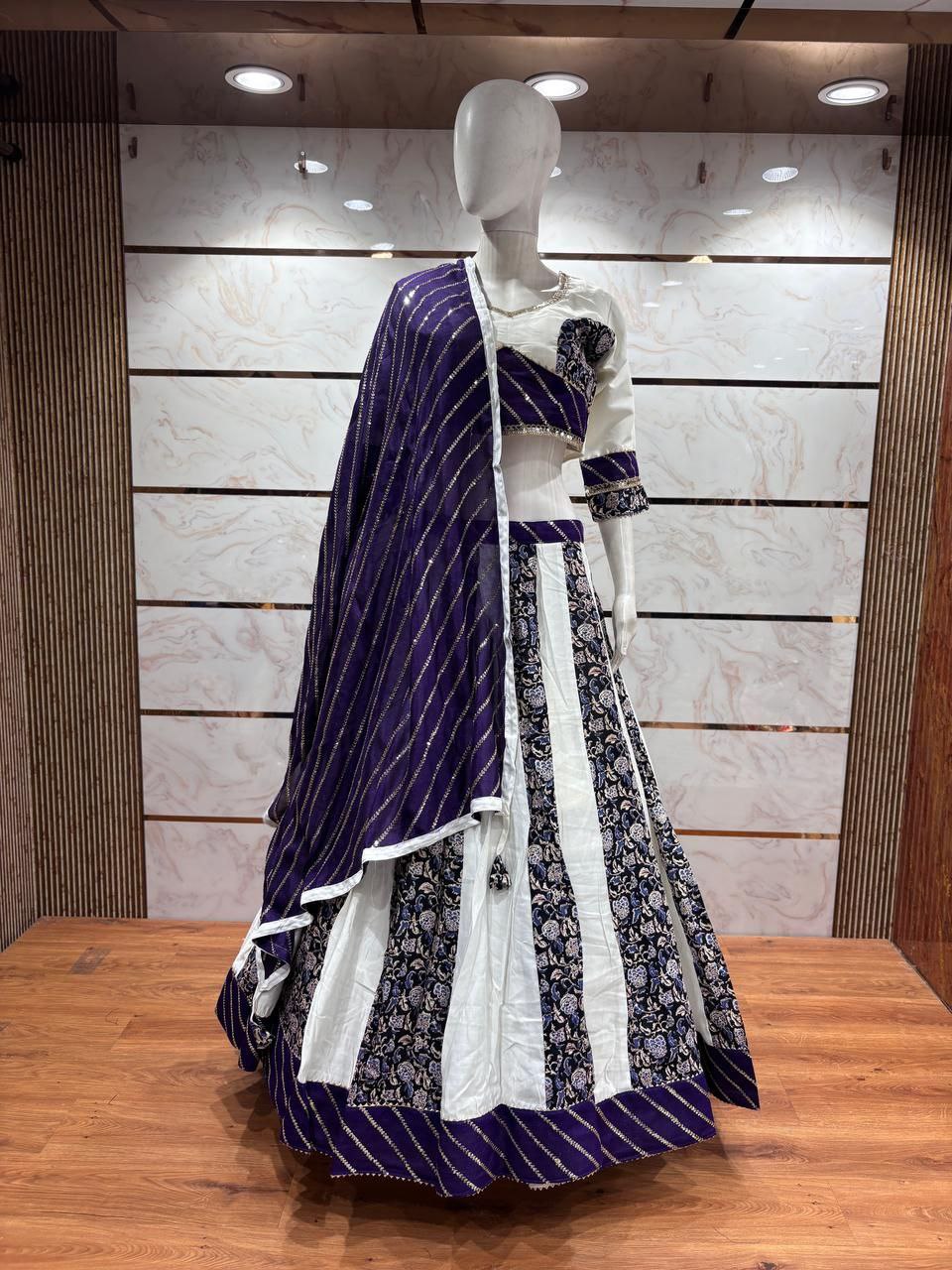 Premium Sayona Vichitra Laheriya Chaniya Choli Set