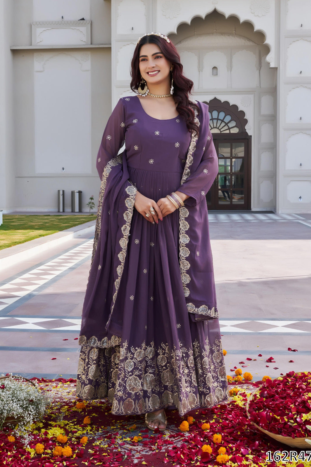 FESTIVAL SPECIAL DESIGNER LONG GOWN WITH DUPATTA