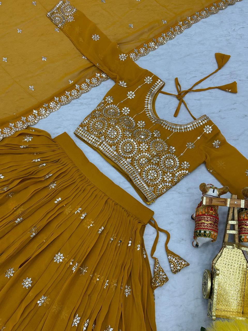 Wedding Lehenga Choli with Heavy Embroidery & Sequence Work | Party Wear Lehenga Choli 2025