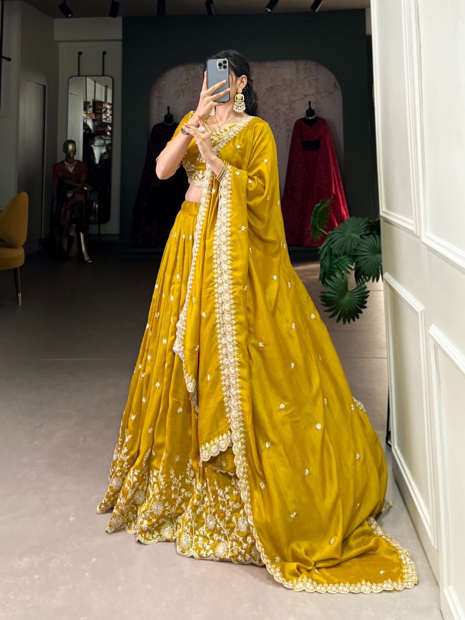 Mustard Wedding Lehenga Choli With Dupatta | Wedding Collection Lehenga Choli 2025
