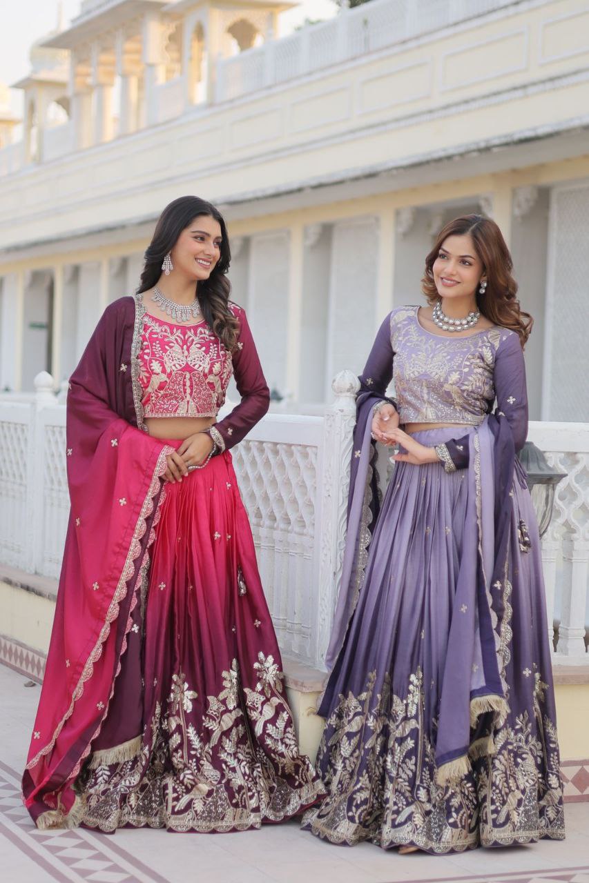 Luxurious Wedding Lehenga Choli with Elegant Flair & Designer Dupatta
