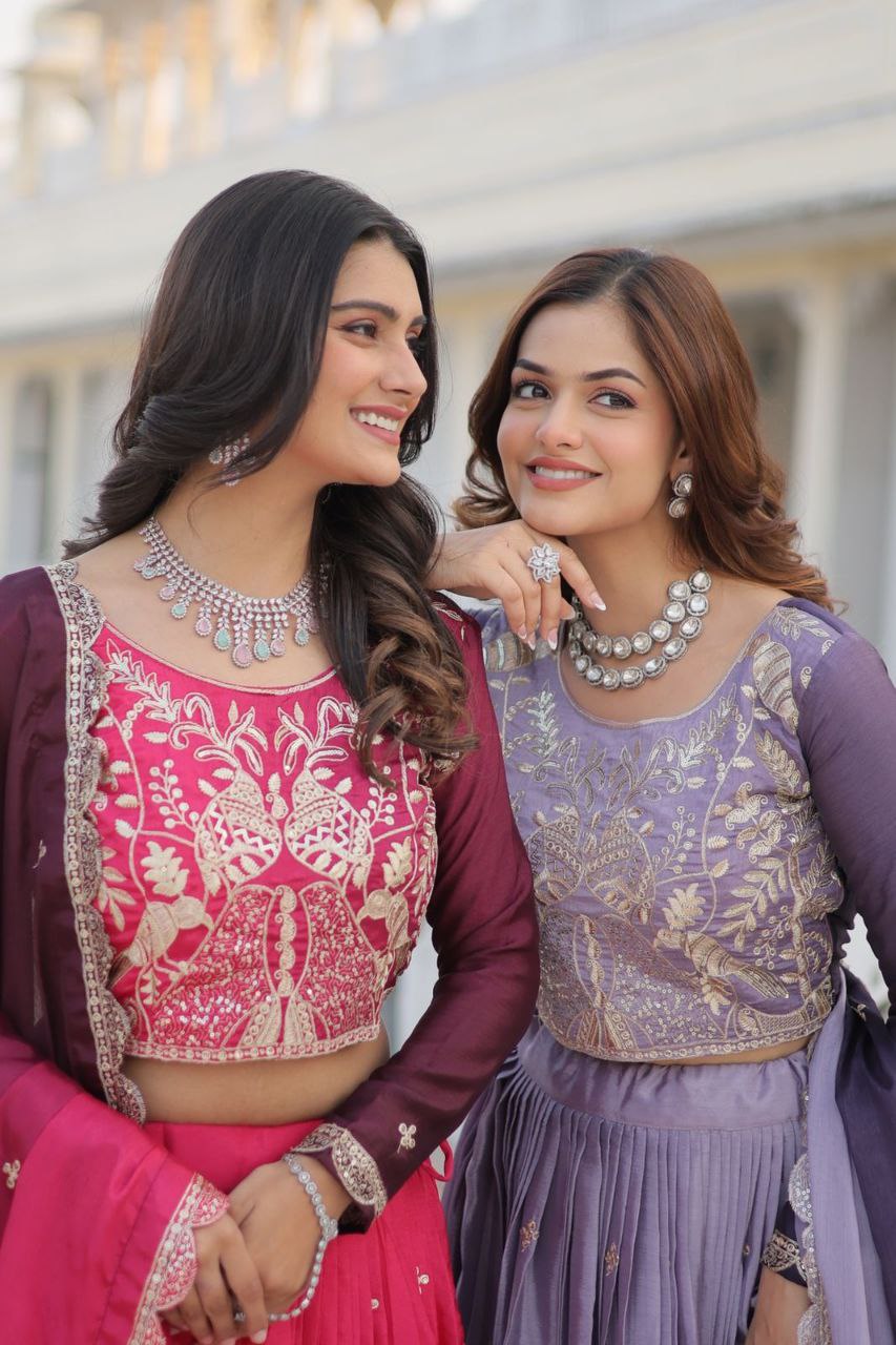 Luxurious Wedding Lehenga Choli with Elegant Flair & Designer Dupatta