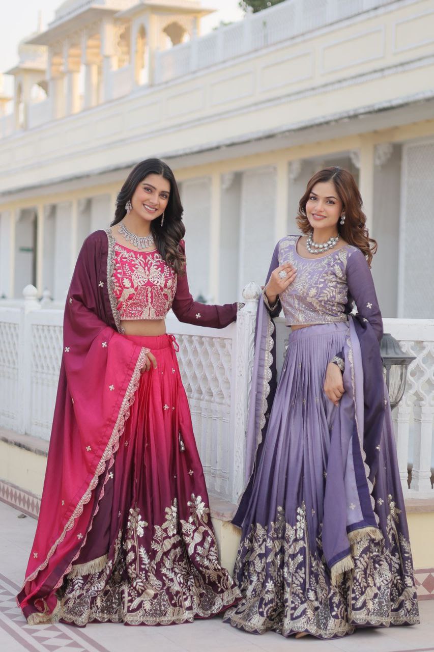 Luxurious Wedding Lehenga Choli with Elegant Flair & Designer Dupatta