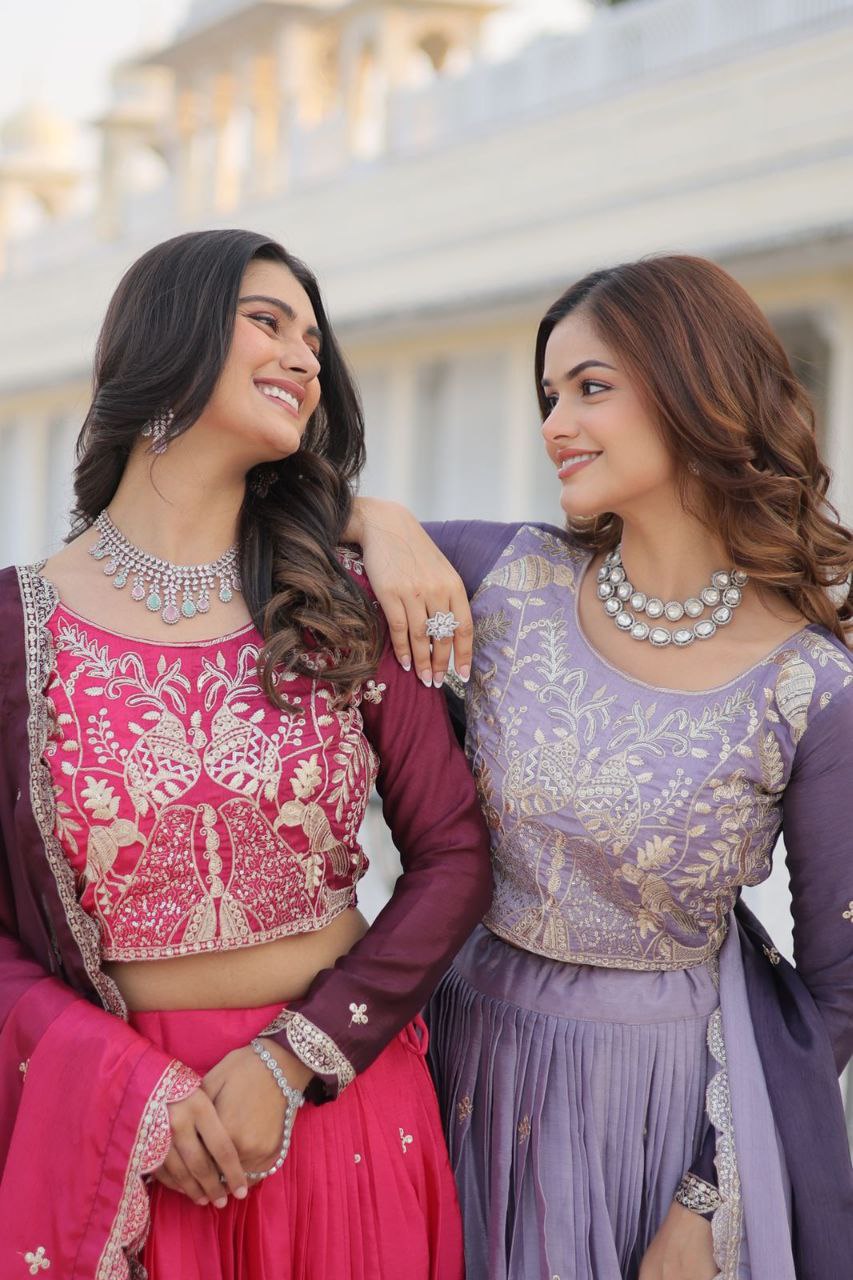 Luxurious Wedding Lehenga Choli with Elegant Flair & Designer Dupatta