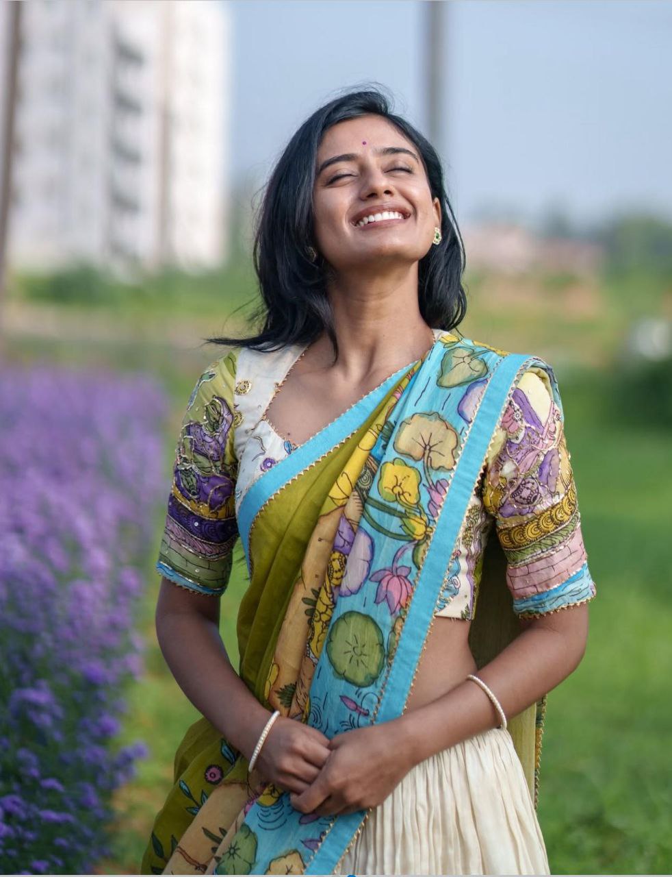 Kalamkari Cotton Lehenga Choli with Dupatta – Elegant & Comfortable