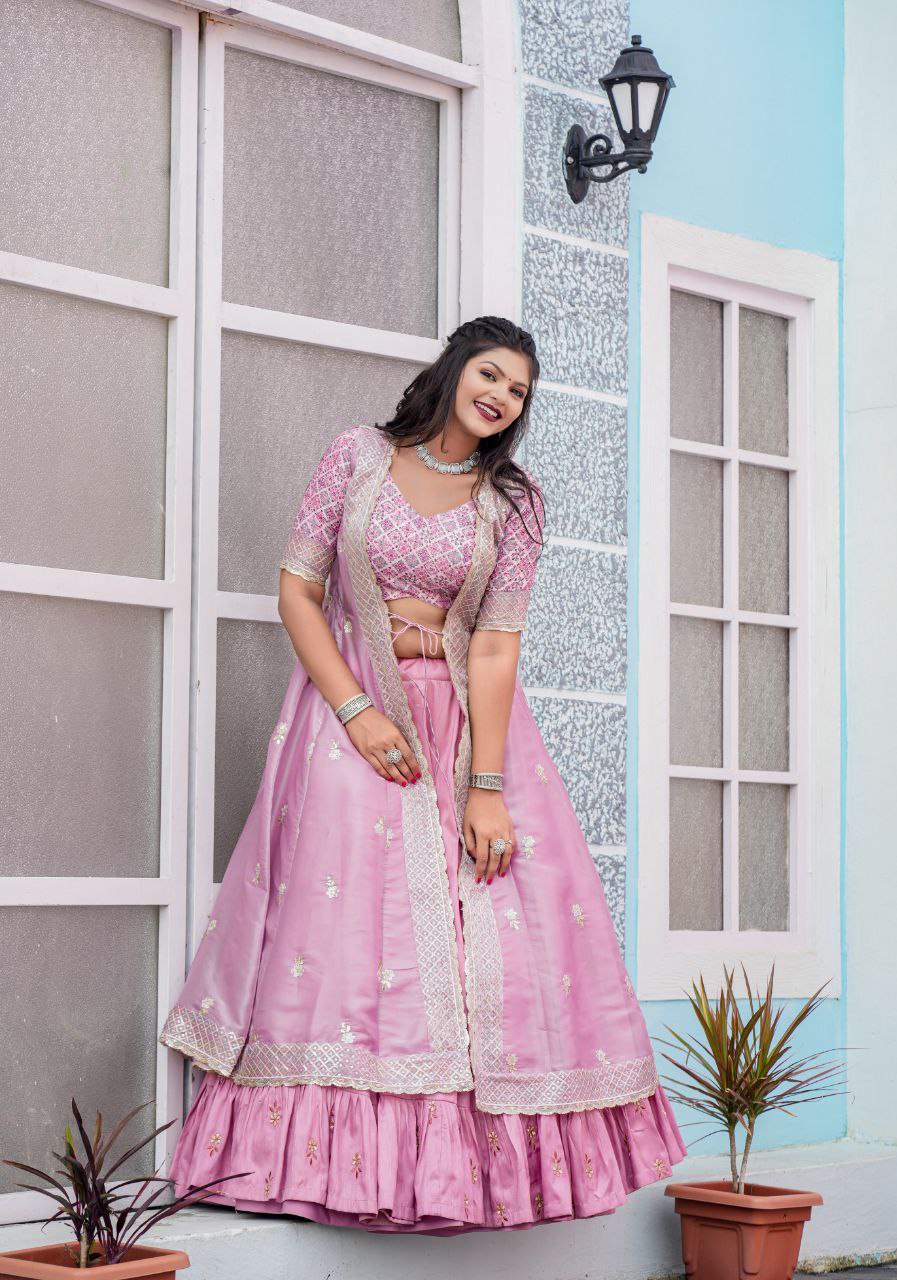 Elegant Butterfly Shrug Indo-Western Lehenga Set – Premium Designer Wear
