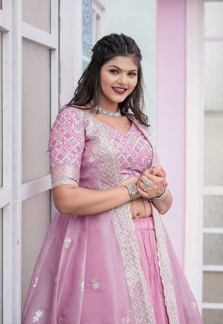 Elegant Butterfly Shrug Indo-Western Lehenga Set – Premium Designer Wear