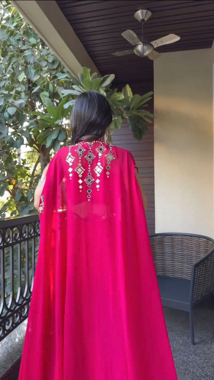 Trendy Three-Piece Western Outfit – Perfect for the Wedding Season